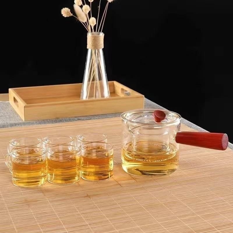 家用單壺沸水玻璃茶具
