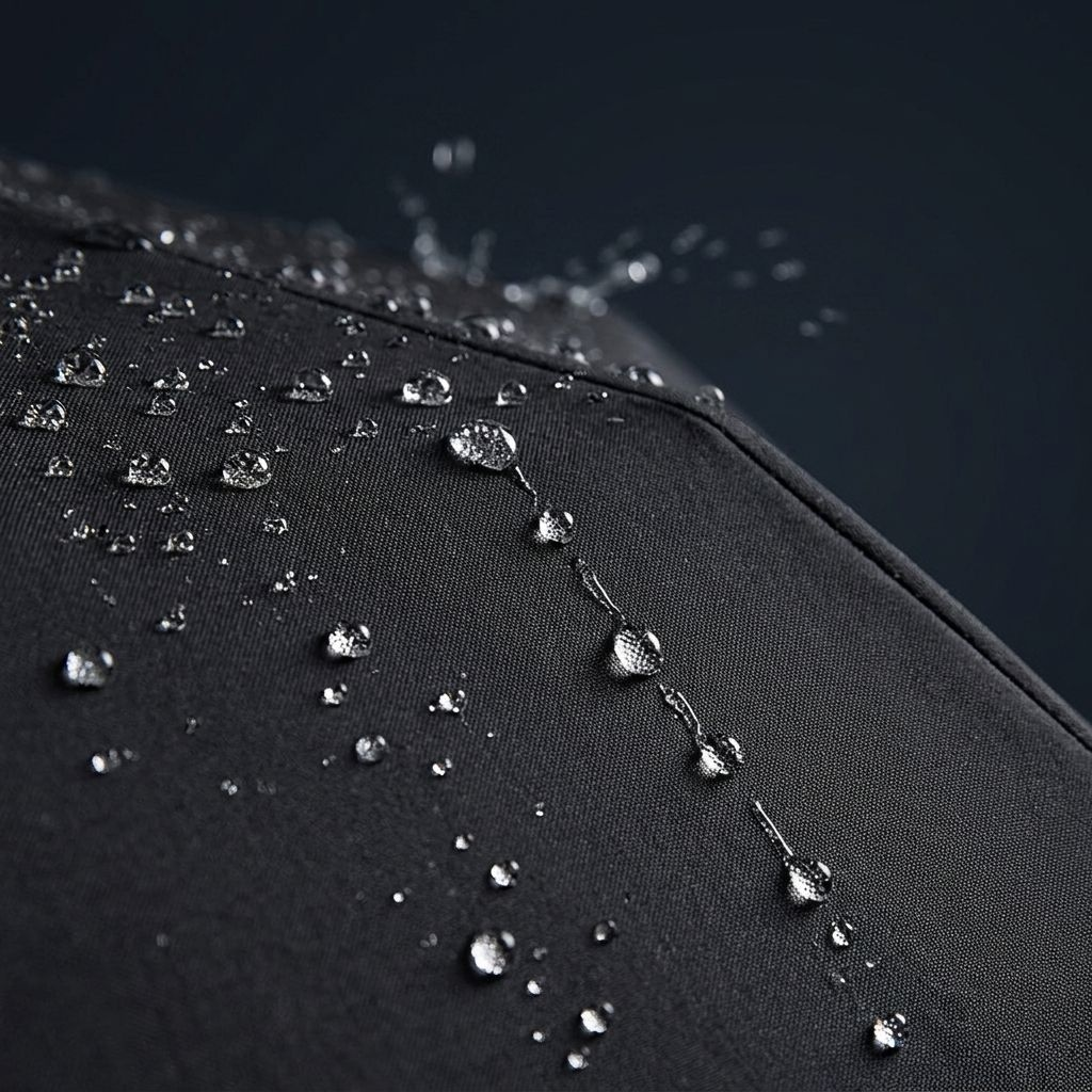 超軽量ブラックビニール製日傘