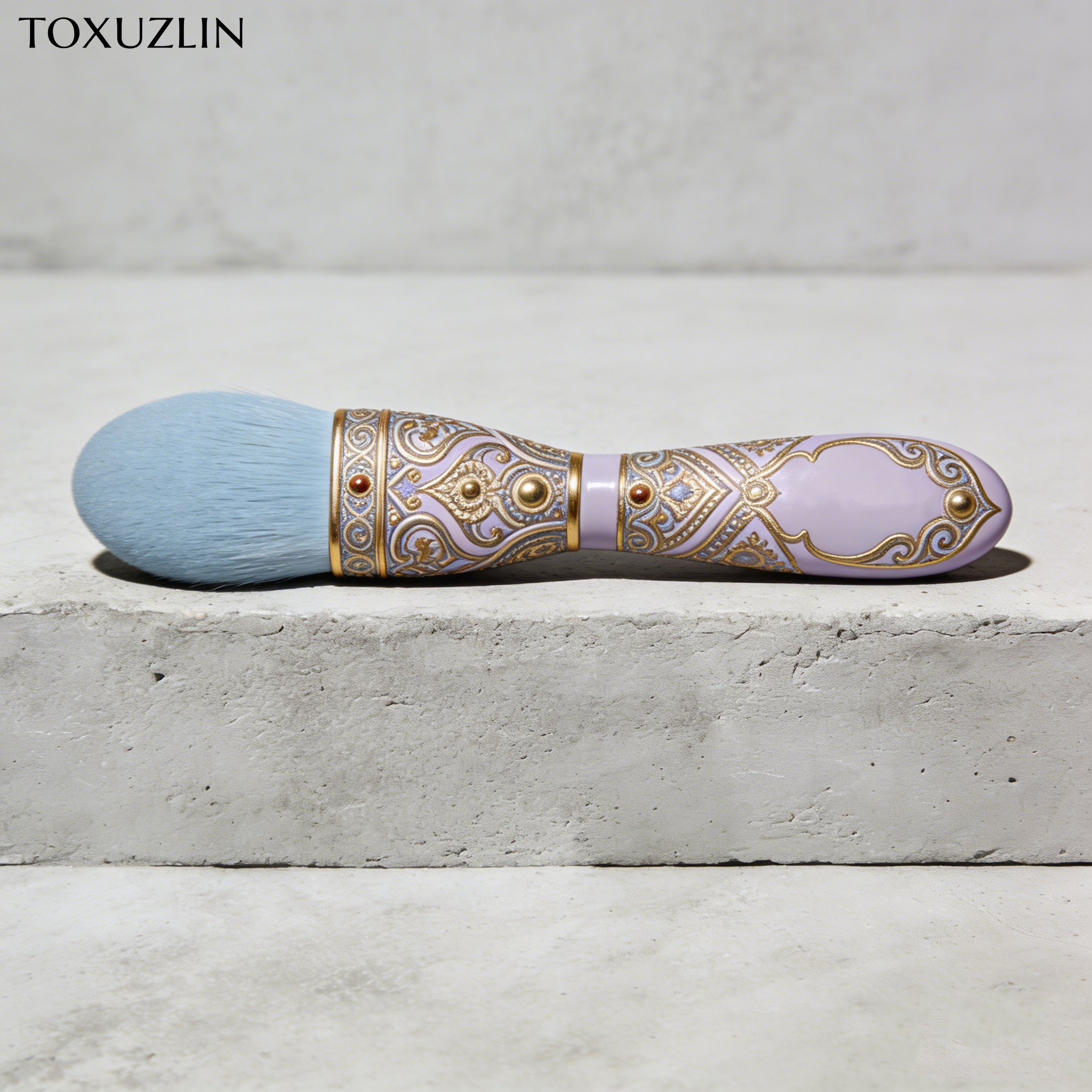 แปรงลงรองพื้นหัวแบนไร้รอยต่อ ช่วยให้การแต่งหน้าเนียนเรียบ (แพ็ค 3 ชิ้น)