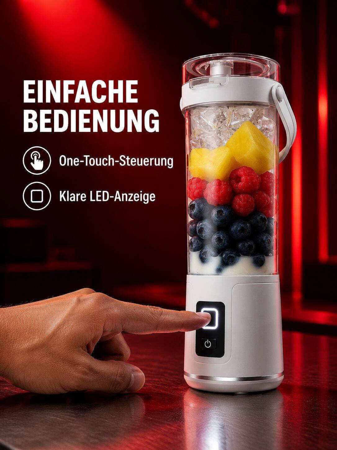 Benutzerfreundlicher USB-Entsafter für zuhause