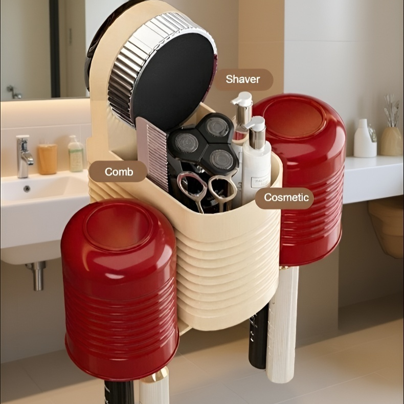Suction Cup Toothbrush Holder Rack