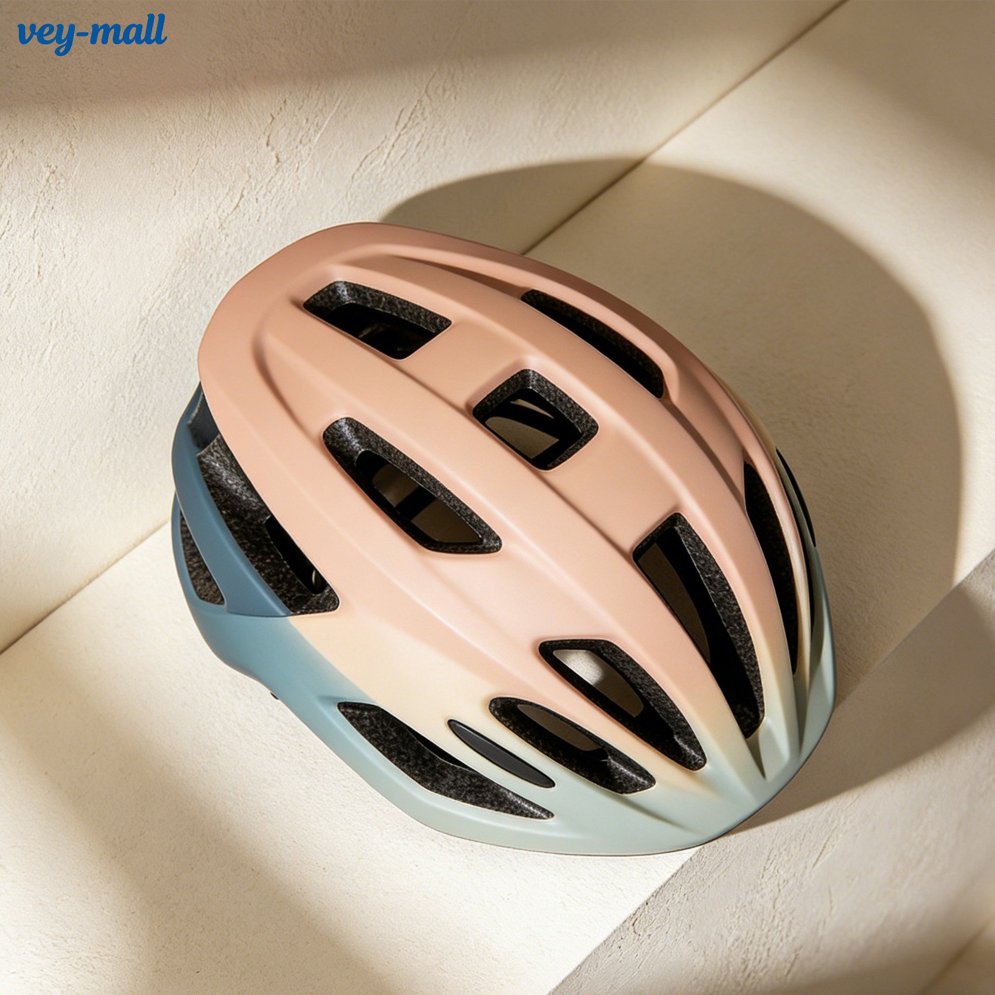 Cyklistická helma s gradientem