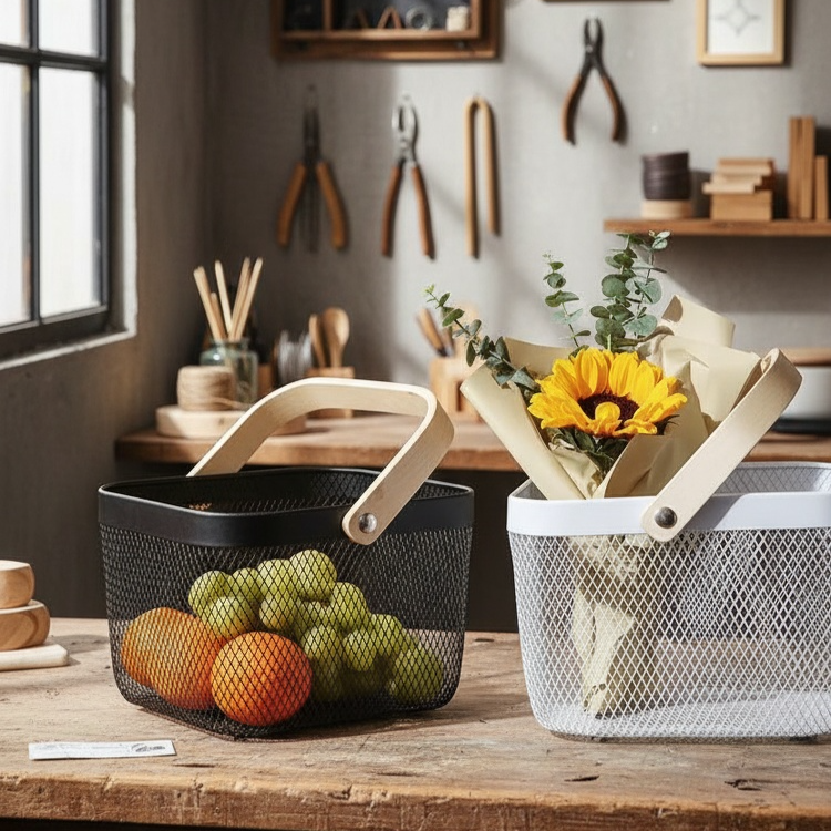 Kitchen Storage Metal Fruit Basket