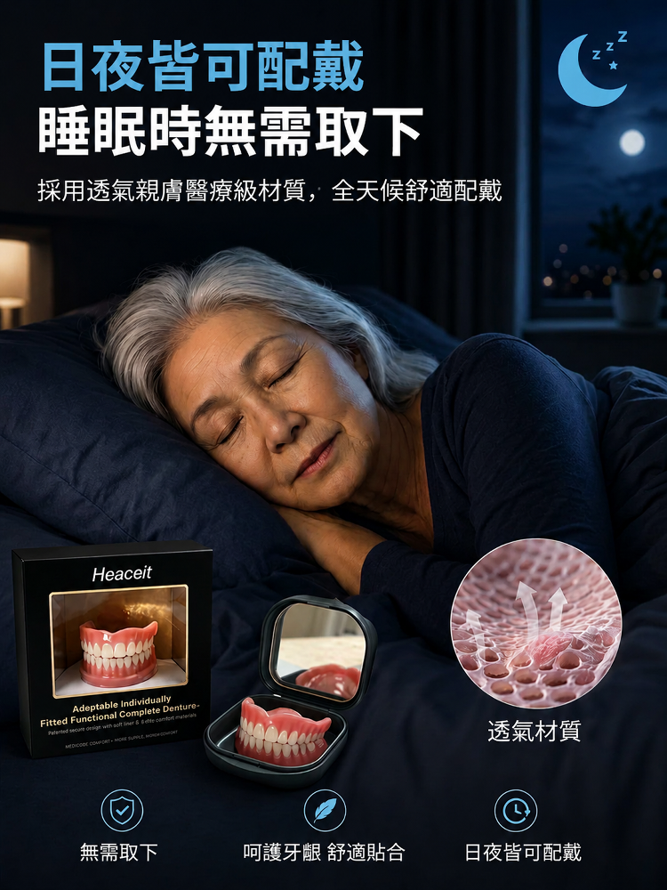 SL-便攜假牙套盒