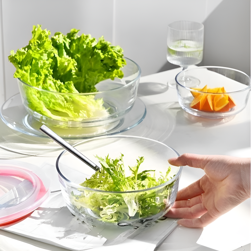 透明水果沙拉碗