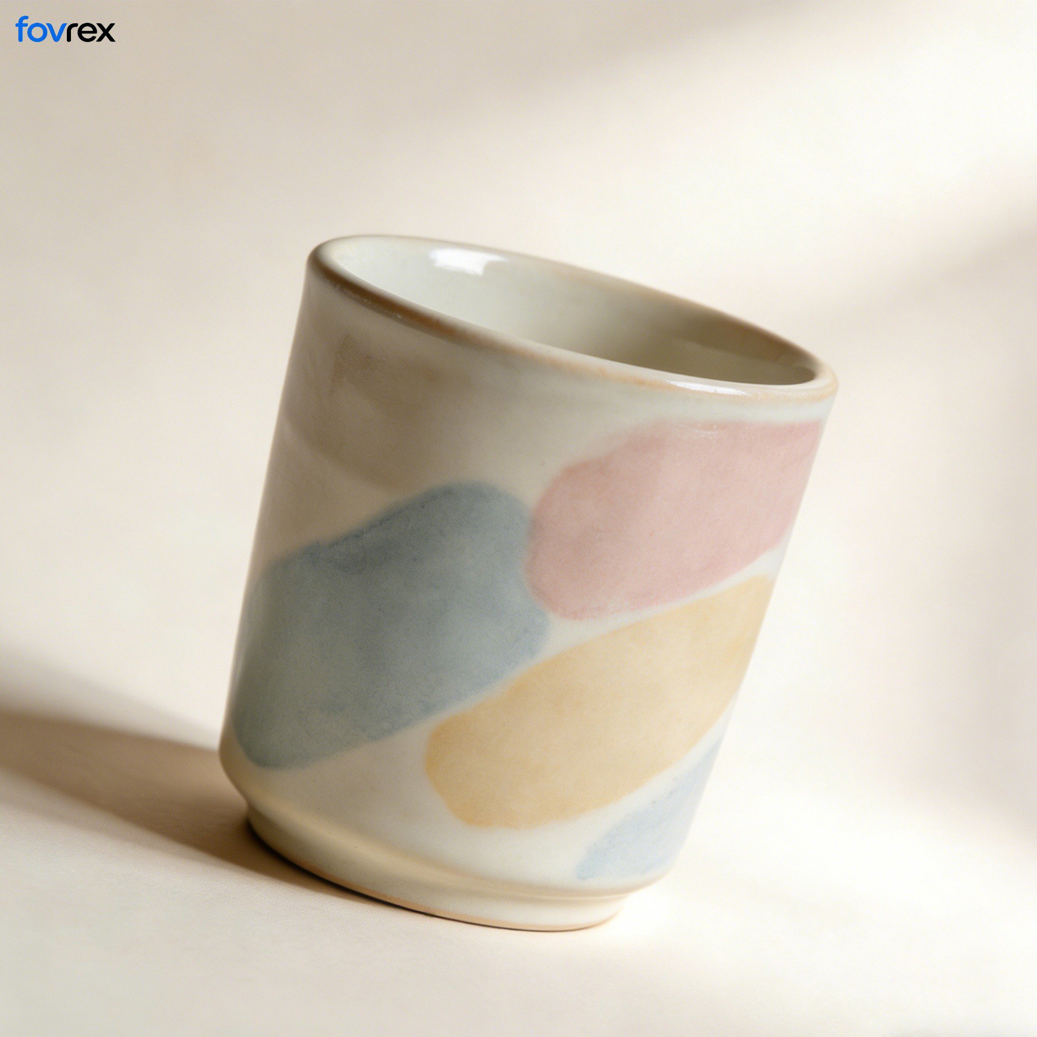 ถ้วยเซรามิกทำมือ (แพ็ค 2 ใบ)