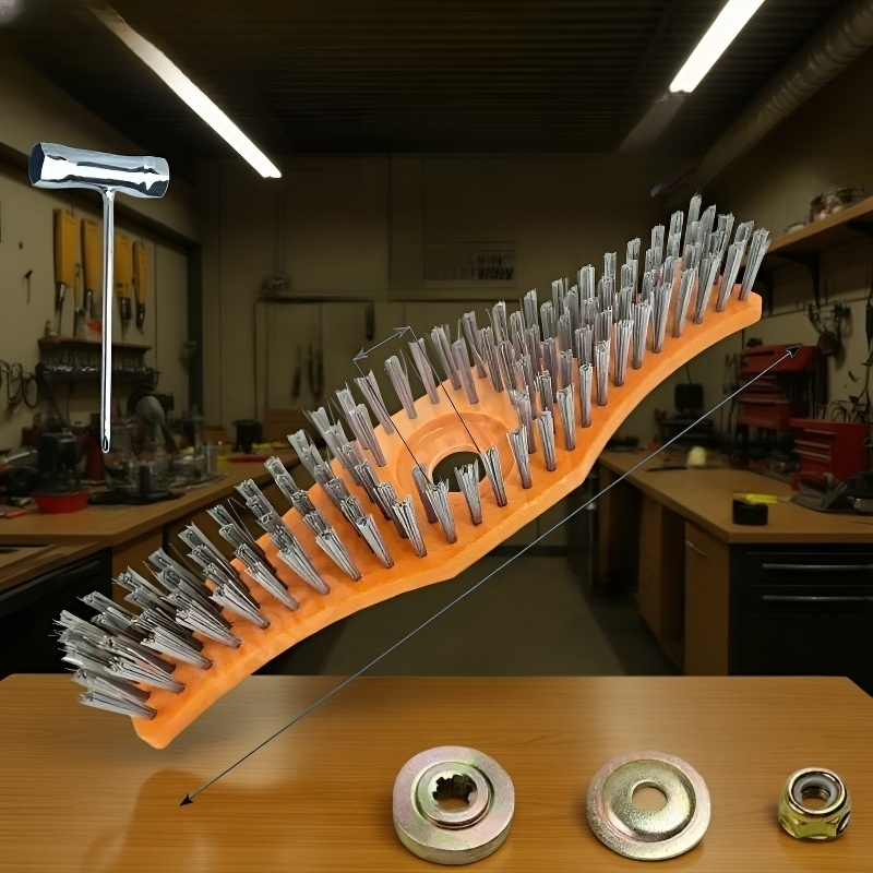 Cortadora de césped con cuchillas afiladas