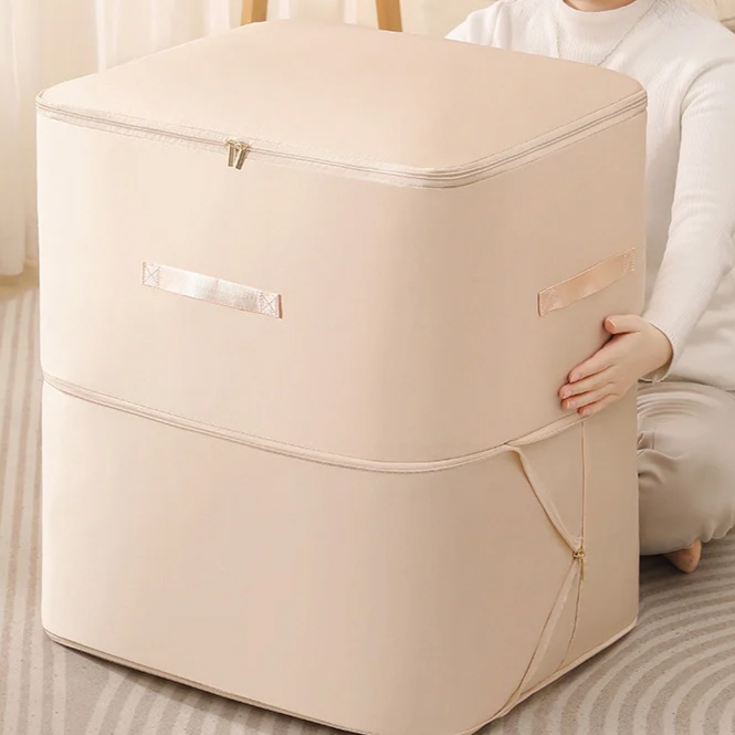 3段折りたたみ圧縮収納バッグ