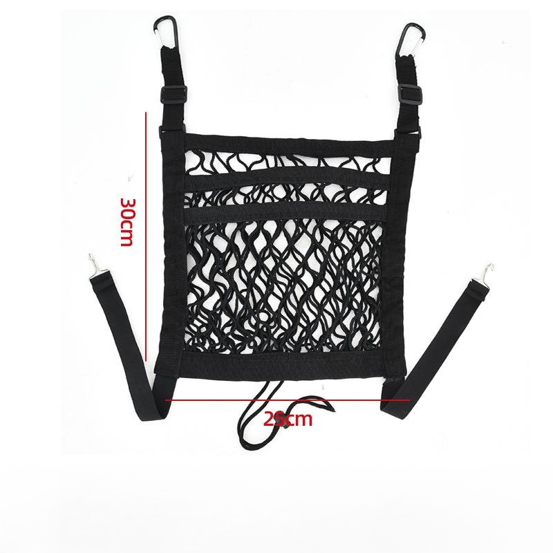 車用シートメッシュポケット収納バッグ