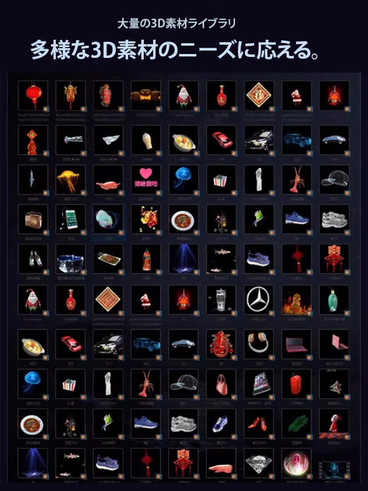 3Dホログラムプロジェクター