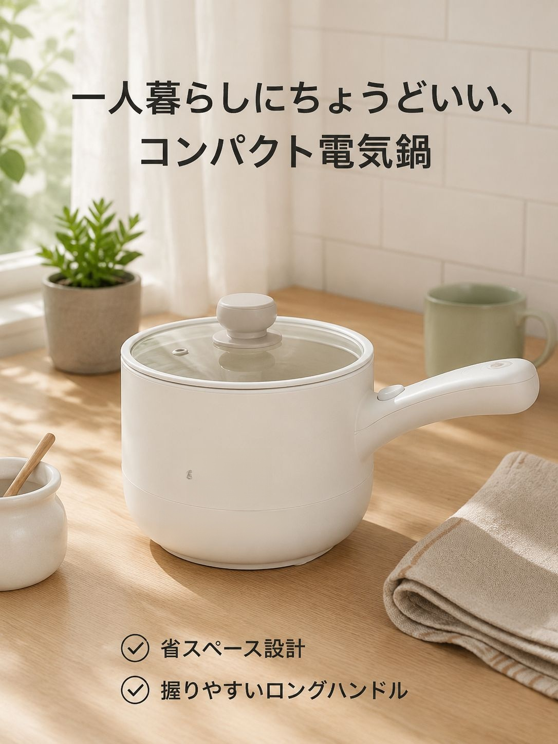 家庭用ミニセラミック炊飯器 多用途炊飯鍋