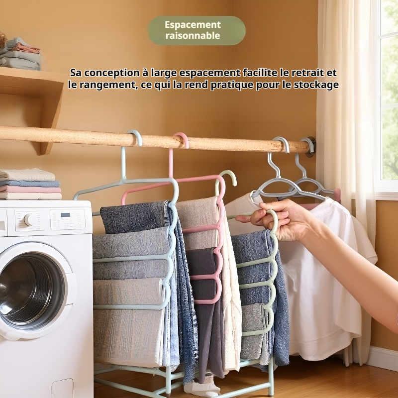 Séchoir à linge à cinq niveaux