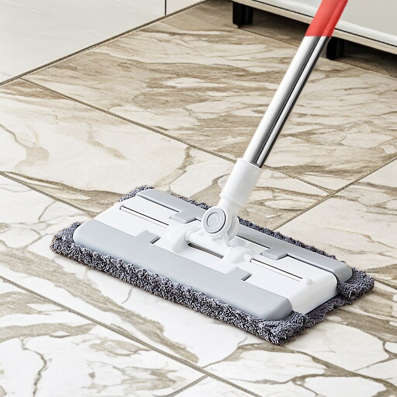交換可能なハンドフリーモップ ウェット ドライ静電気除塵モップ レイジーモップ ホームクリーニング 交換可能な使い捨てモップ