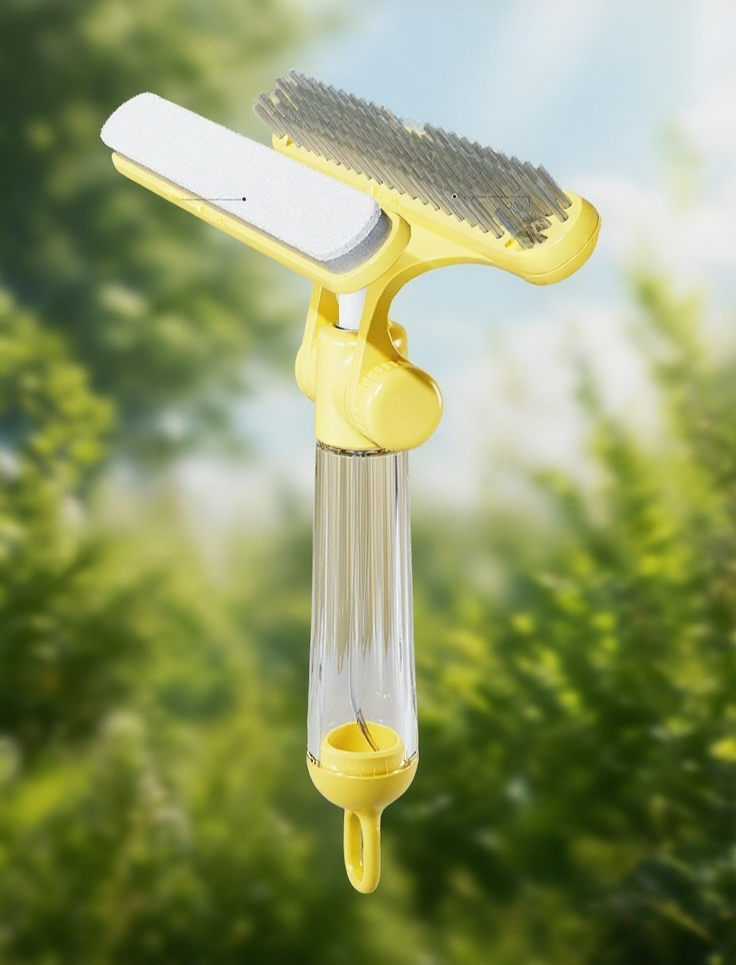 玻璃刮拖把噴霧功能展示