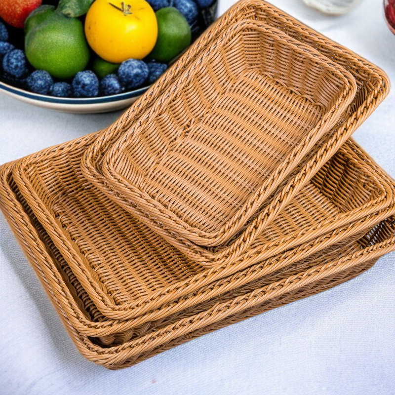 果物やパンの保存に最適な収納バスケット