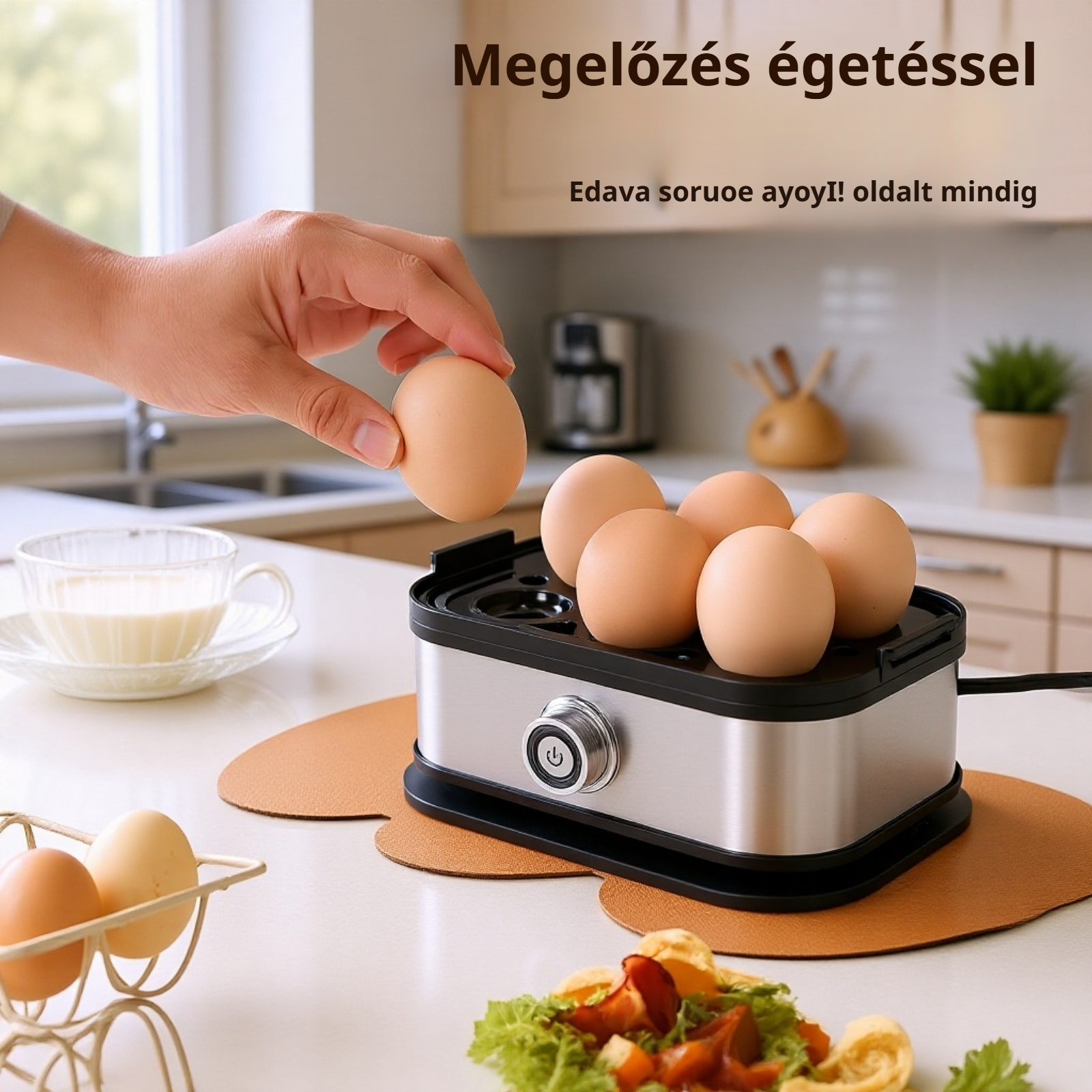 Praktikus tojásfőző egészséges reggelikhez