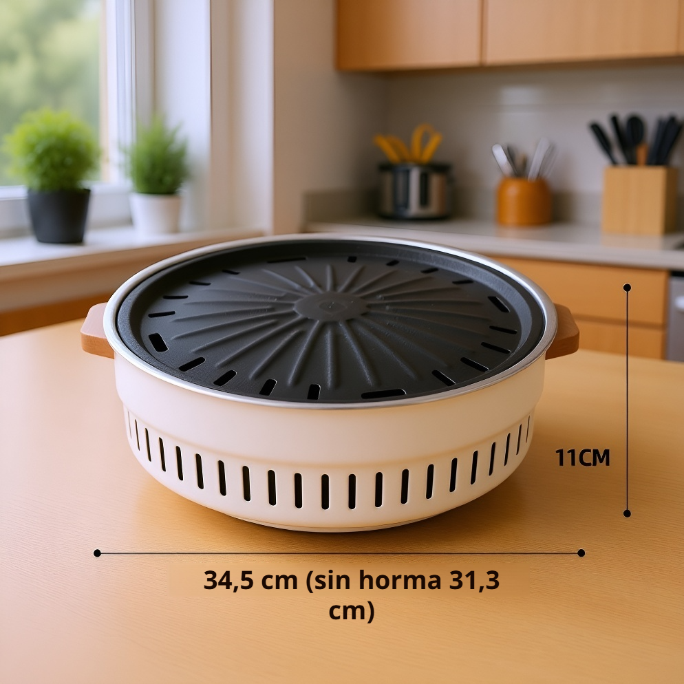 Parrilla de barbacoa fácil de limpiar y mantener