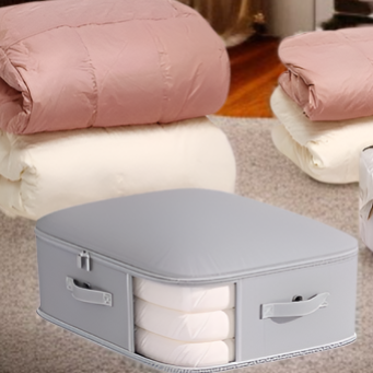 ダウンジャケット、キルト、シルクキルト用のキルト収納バッグ、冬物季節衣類や寝具収納バッグ用の特別な圧縮バッグ