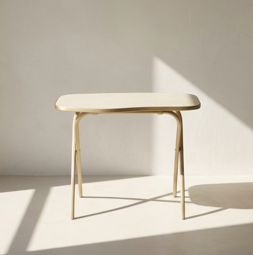 Multifunkční skládací lenošný stůl v moderním interiéru