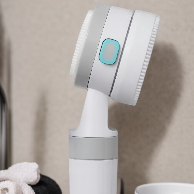 Cabezal de ducha de masaje portátil de silicona