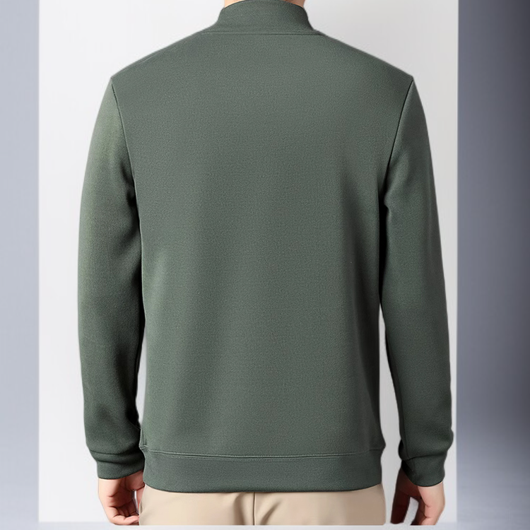 고급스러운 디자인의 남자 반넥 니트