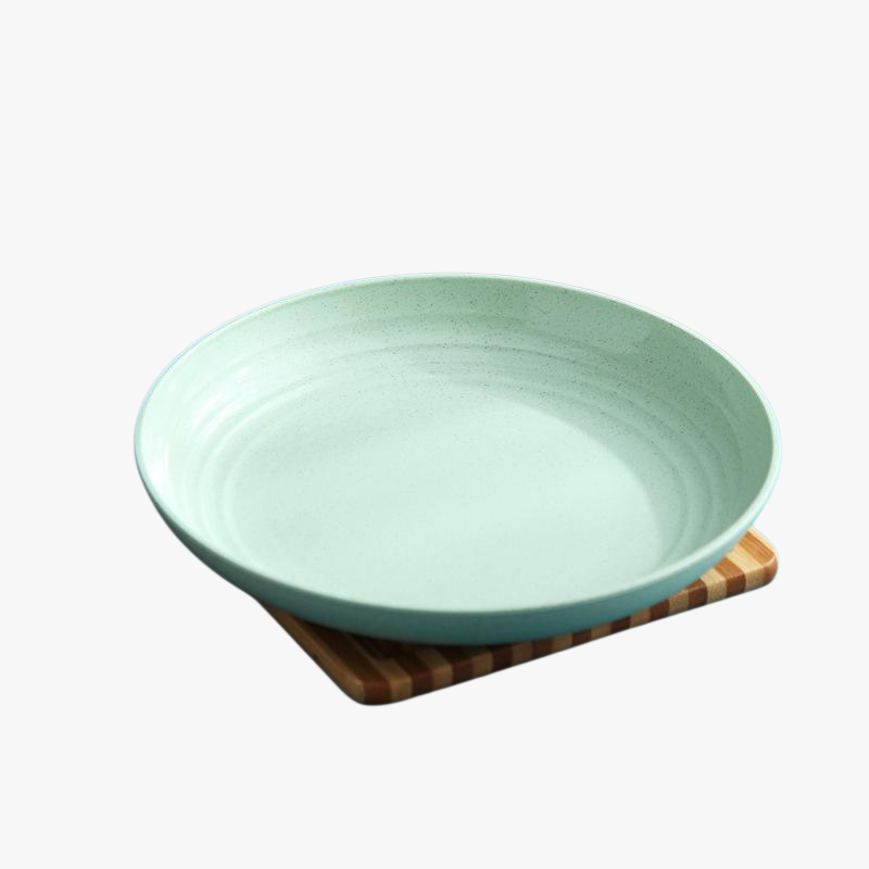 20cm nordischer Weizenstrohteller, Obstteller, Gemüseteller
