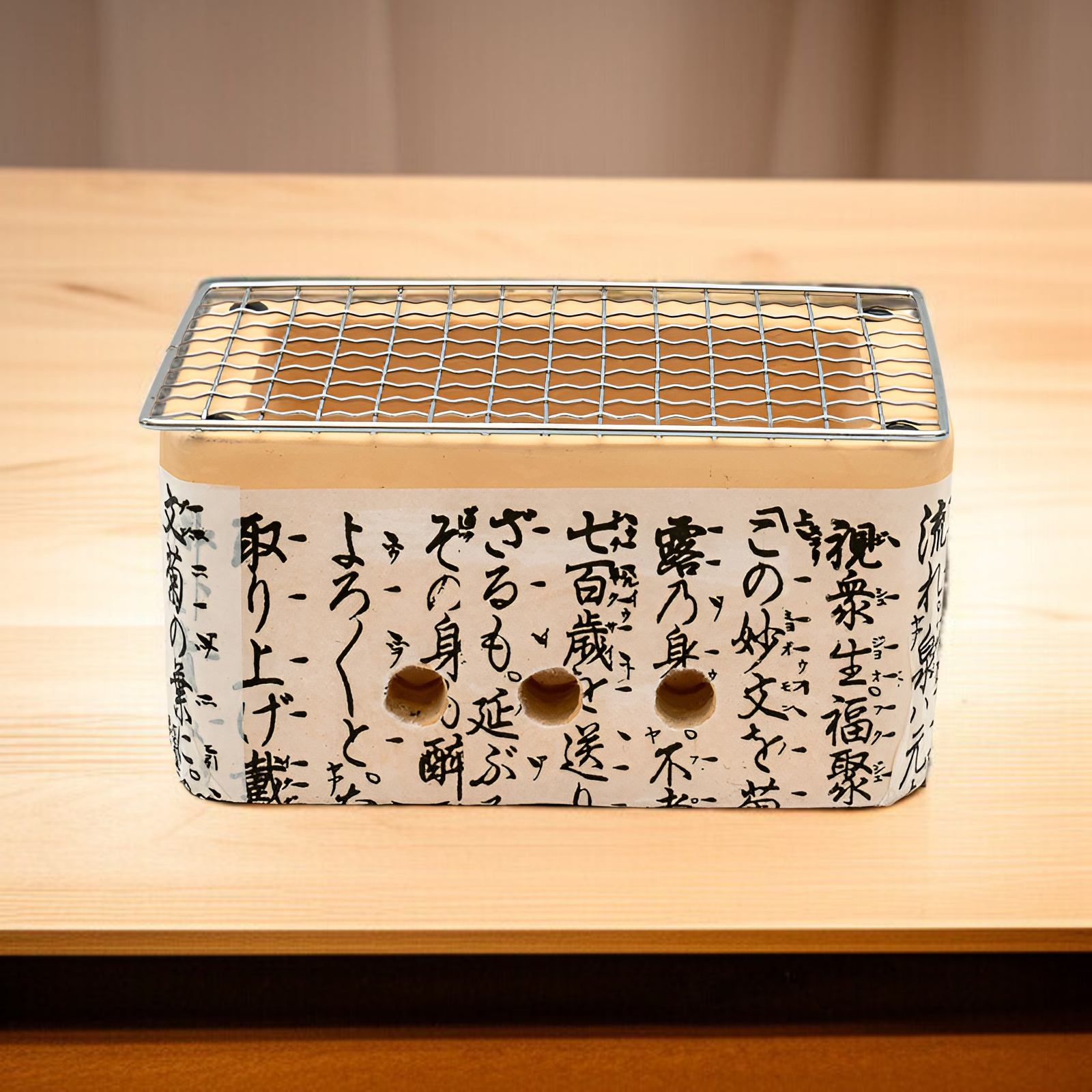 Plateau barbecue en céramique à sept compartiments, multifonction, pour repas en famille