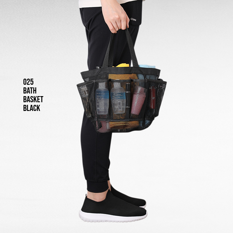 Portable Mesh Cosmetic Storage Basket