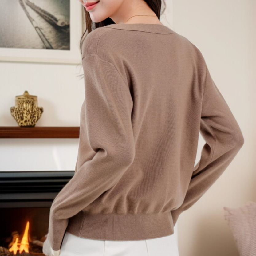 여성 니트 루즈핏 기질 레깅스 컬러링 페이크 투피스 긴팔 상의 얇은 니트