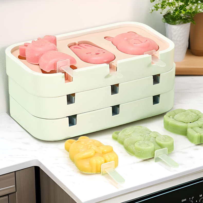 แม่พิมพ์ไอศกรีมดีไซน์ตัวการ์ตูน แม่พิมพ์ชีสสติ๊ก แม่พิมพ์น้ำแข็งดีไซน์ตัวการ์ตูน