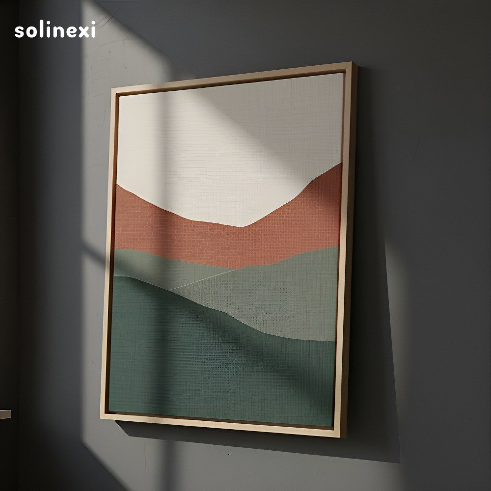 Dekorativní malba do obývacího pokoje v krémovém stylu