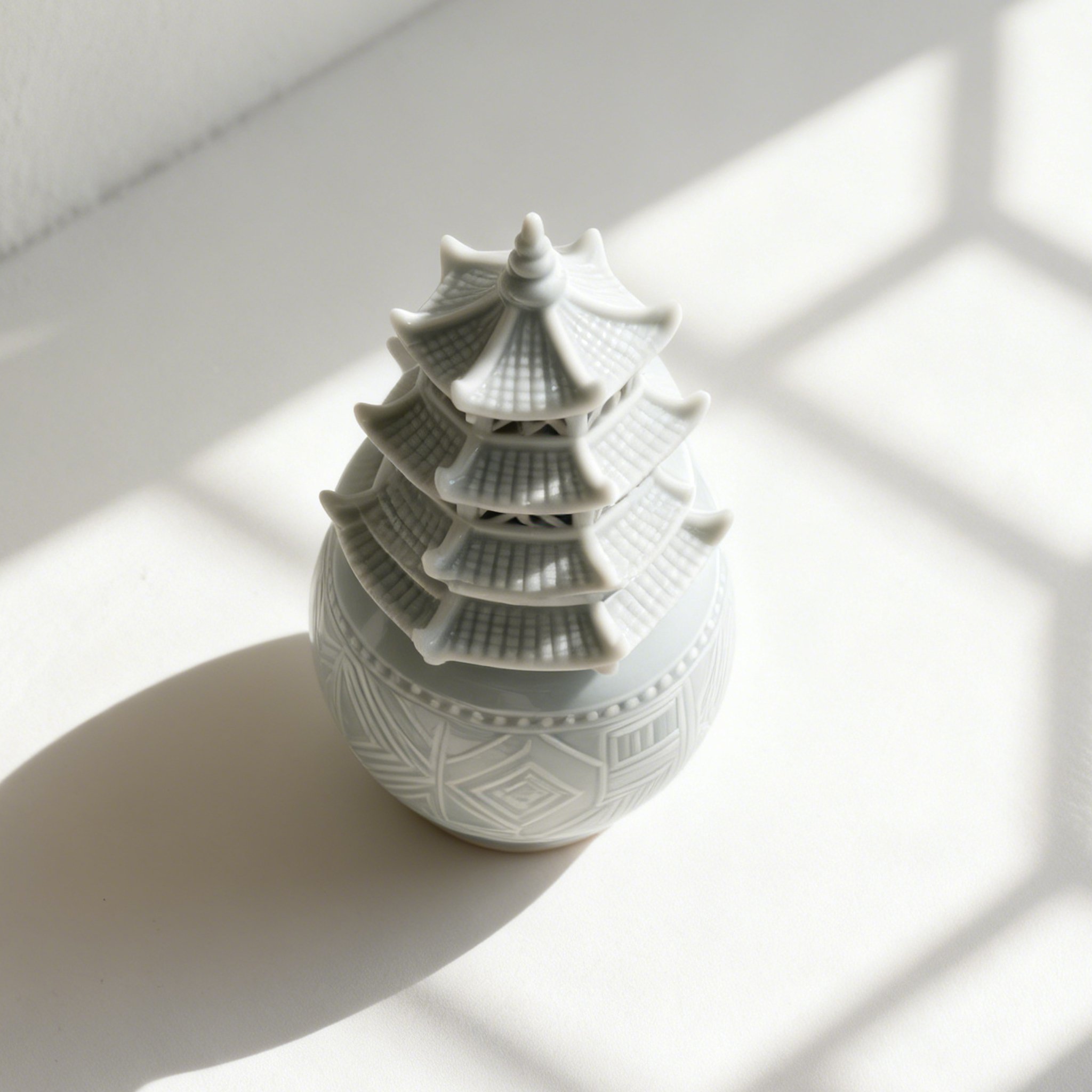  타워형 세라믹 장식품