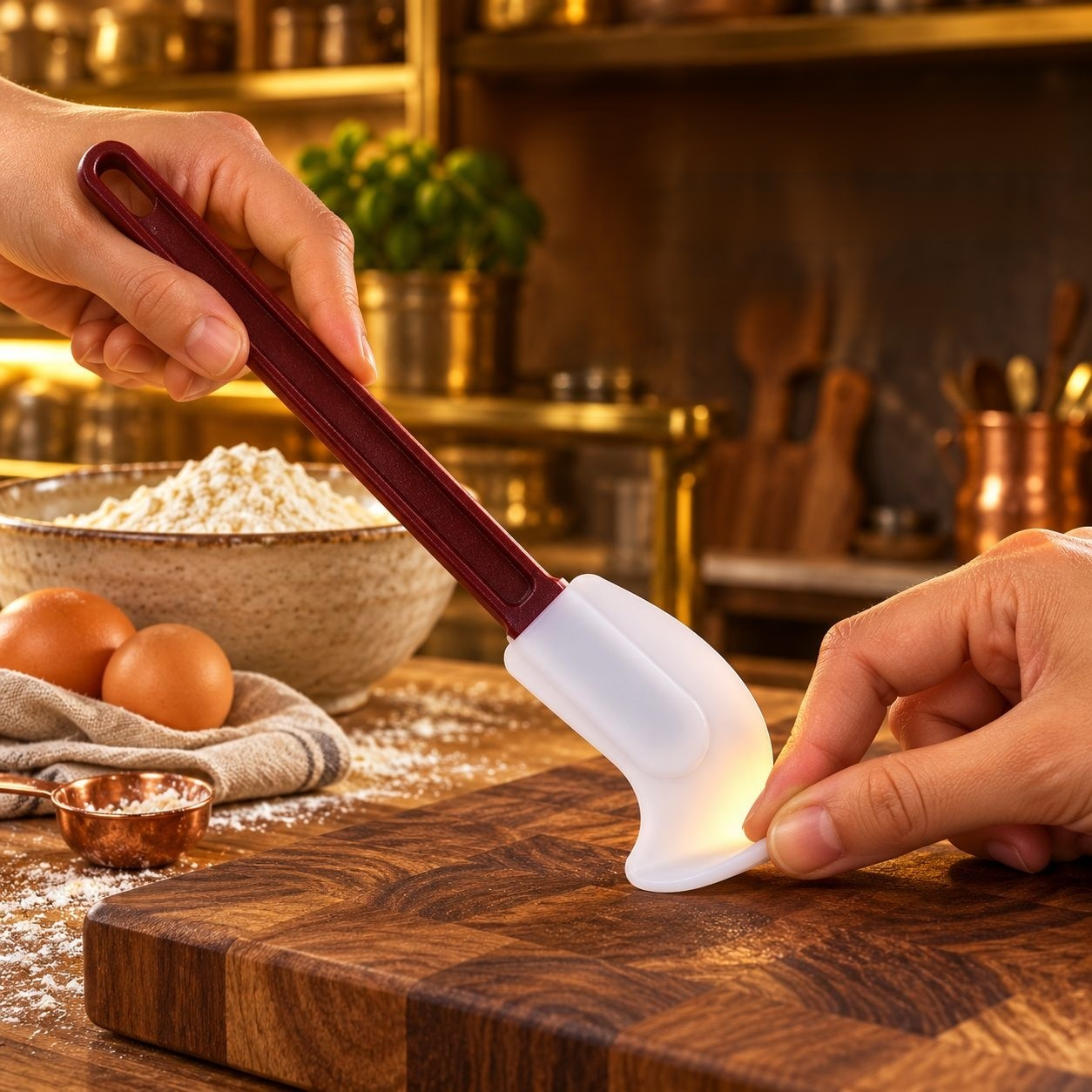 Set de Spatules en Silicone pour Pâtisserie et Gâteaux, Ustensiles Cuisine