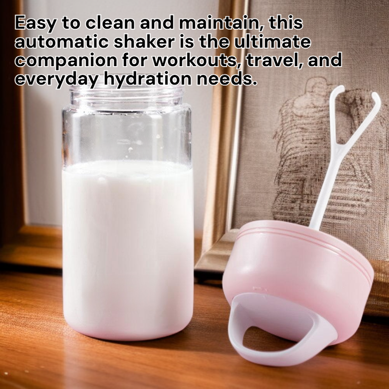 Rechargeable Automatic Protein Shaker Bottle Sports Fitness Mixing Cup 38