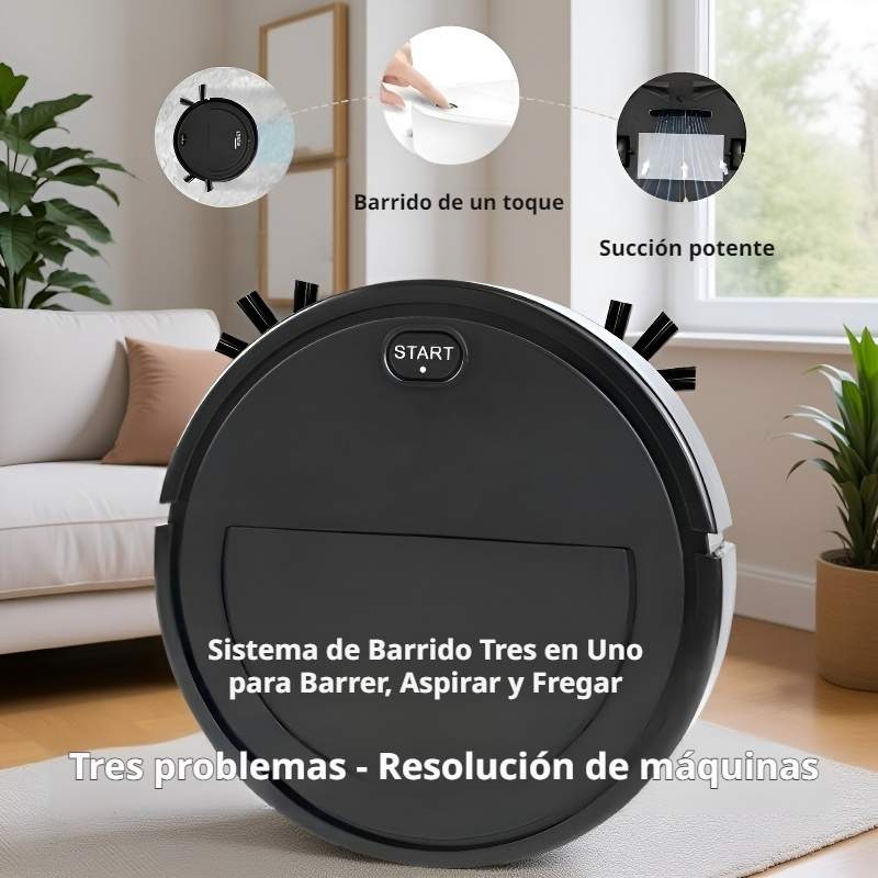 Robot aspirador inteligente 3 en 1