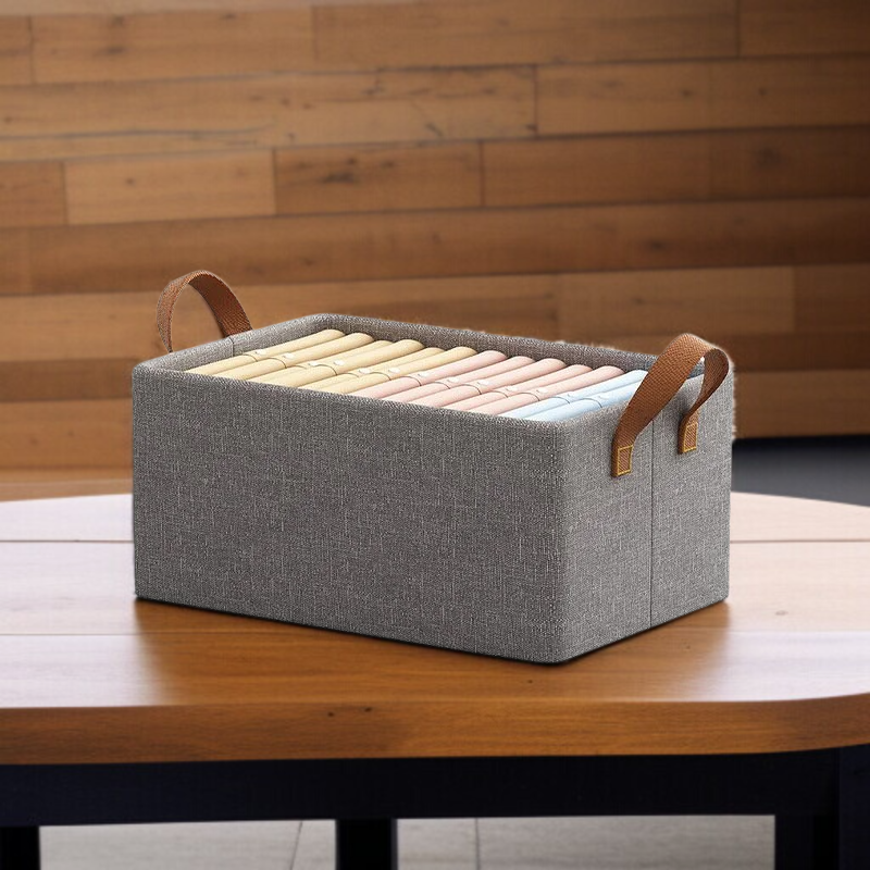 Foldable Clothes Storage Box with Lid