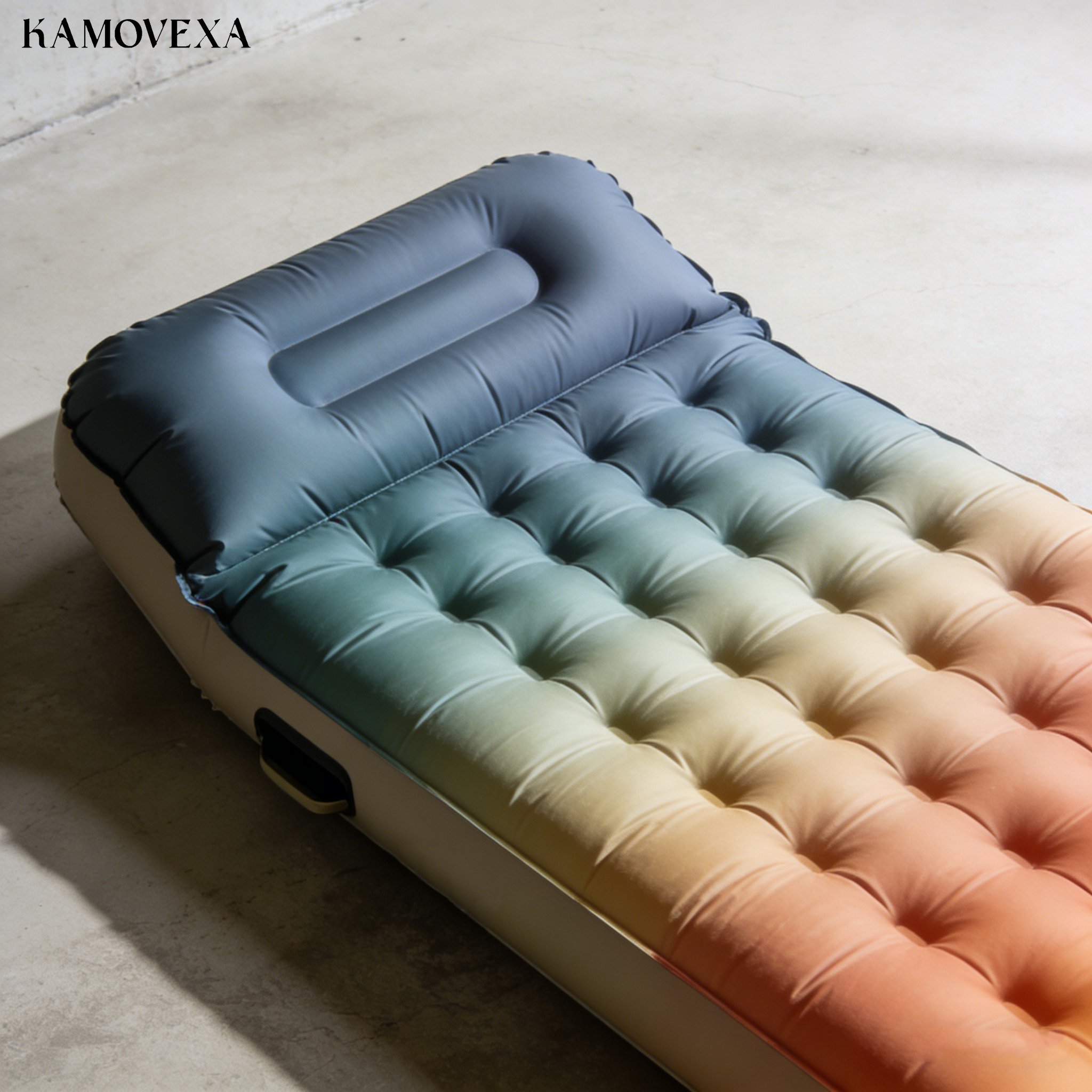 ภาพที่นอนเป่าลมอัตโนมัติพกพาสะดวก