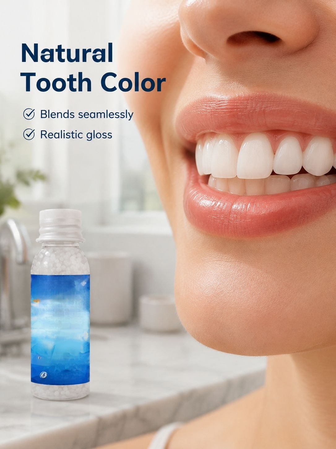 Step-by-step instructions for denture fix gel
