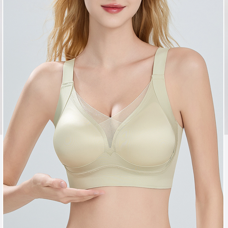 Sujetador ligero anti-caída, realza y recoge el busto lateral