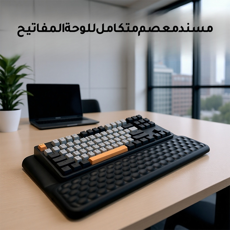 مسند معصم متكامل للوحة المفاتيح