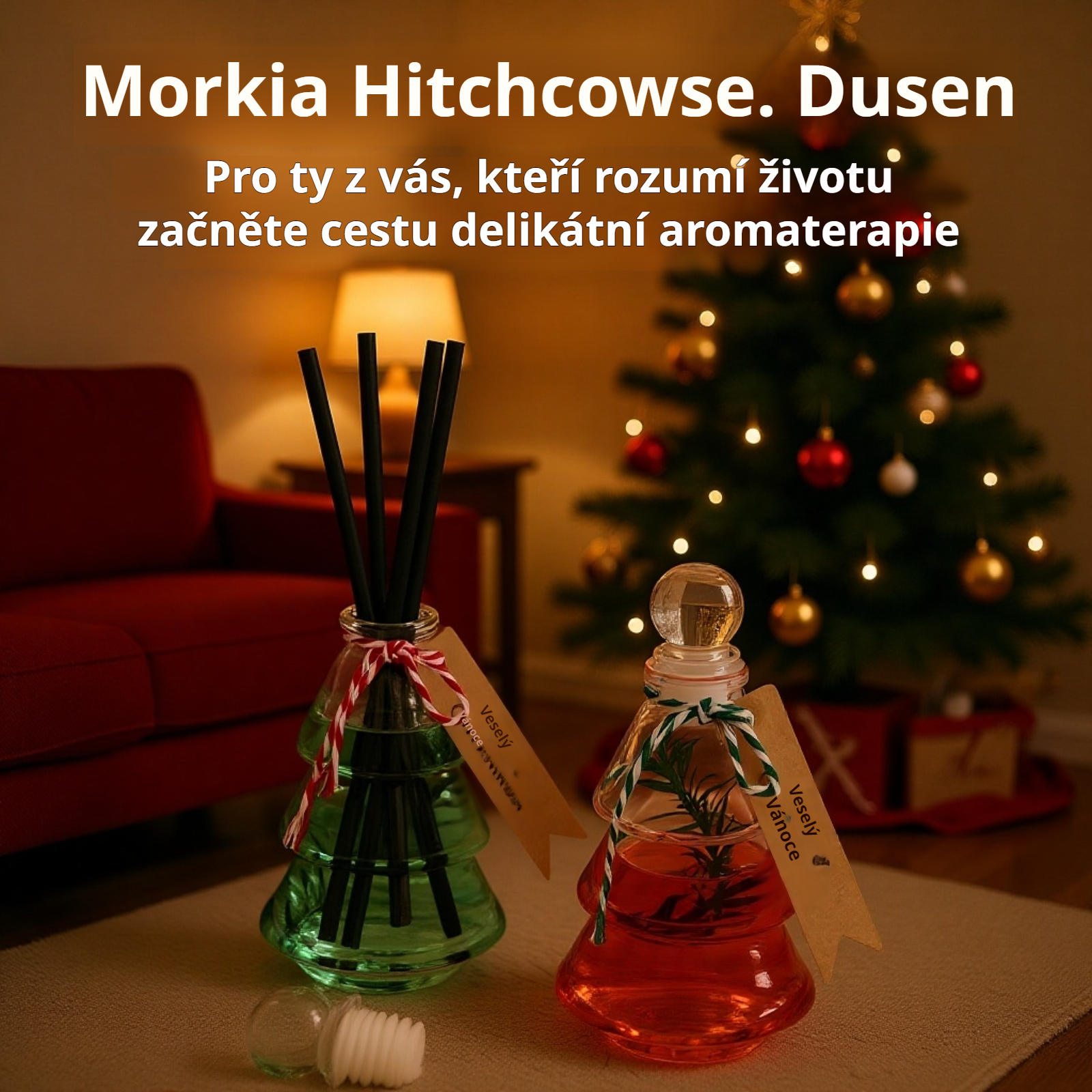 Vánoční dárková sada bezplamenné aromaterapie