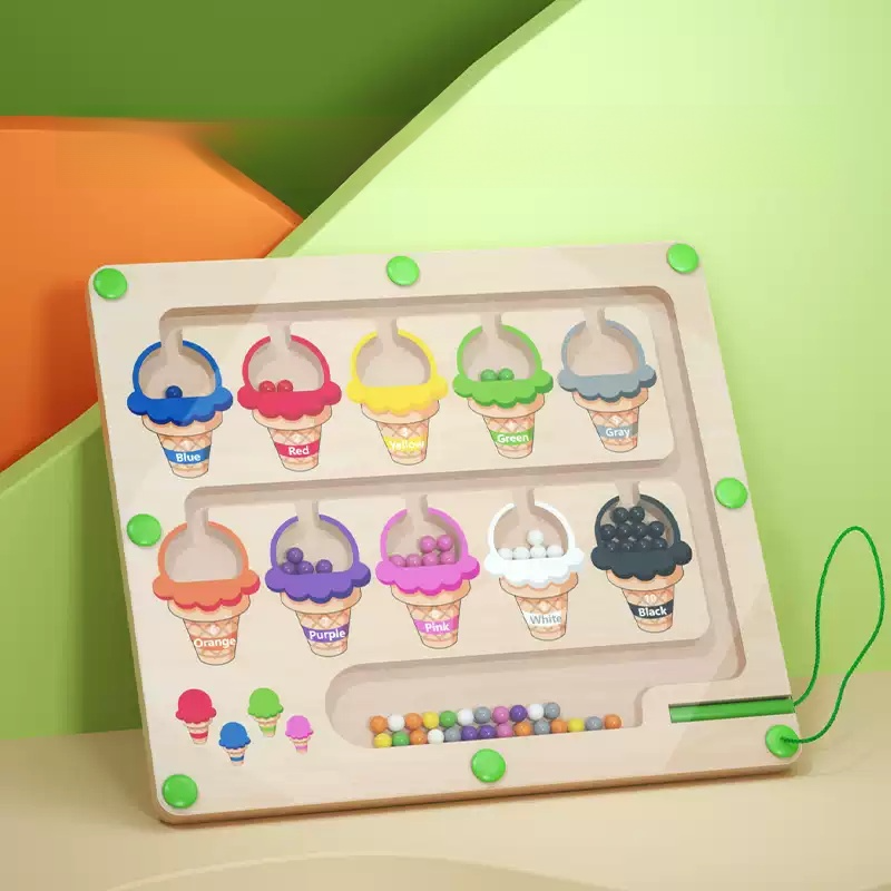 자석 숫자 미로 놀이 교구