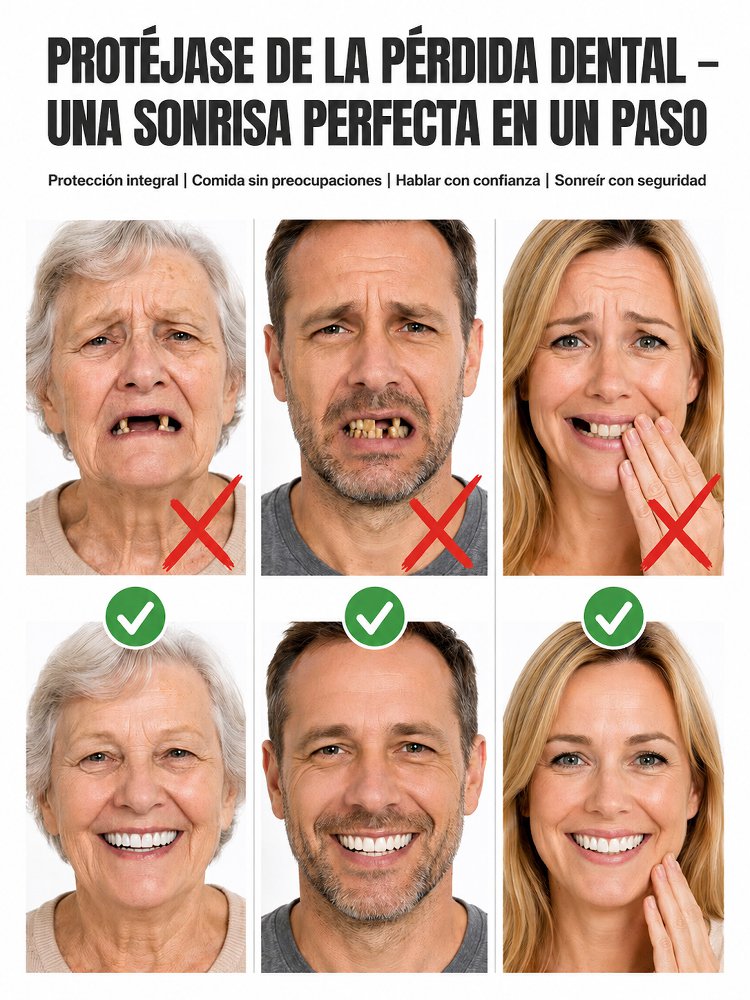 Estuche portátil para dentaduras postizas
