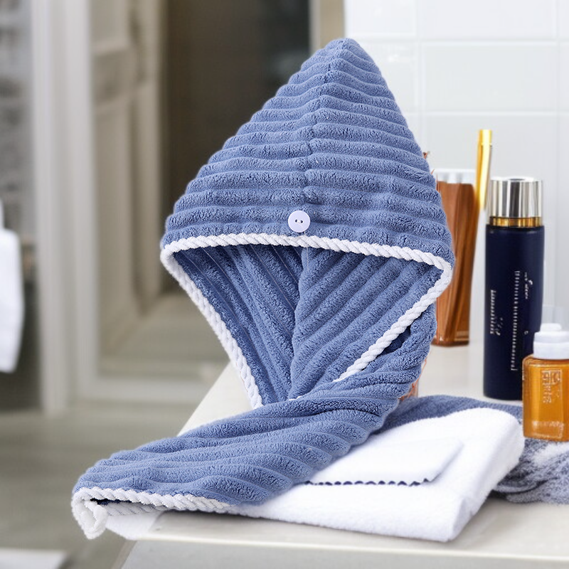  초극세사 여성용 두꺼운 흡수력 빠른 건조 헤어 타월