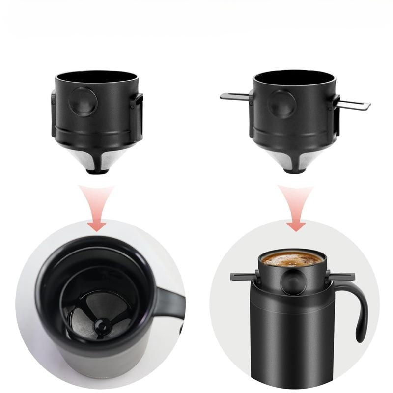 Outdoor-Kaffeethermoskanne aus Edelstahl