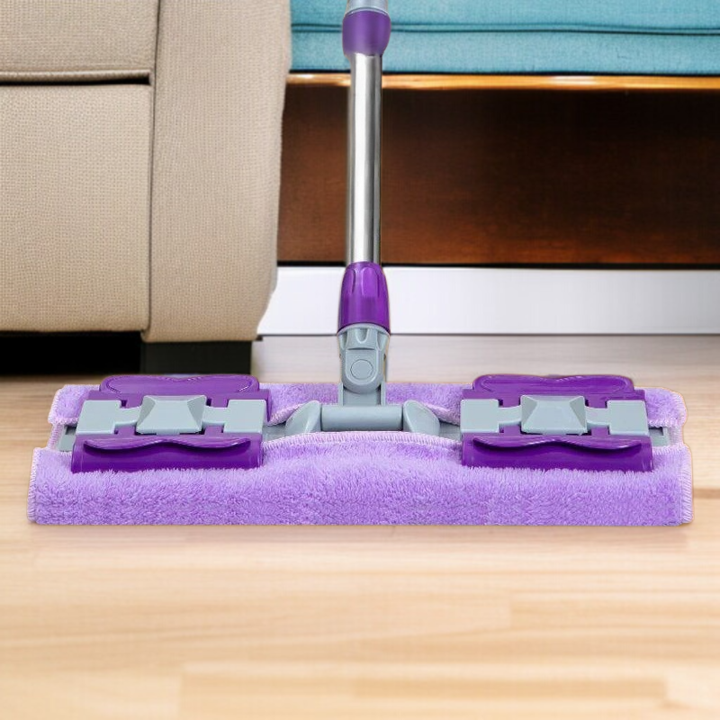 가정용 불량 플랫 밀대 10년 내구 건습 겸용 천 슬래브 밀대 깨끗한 나무 바닥 밀대