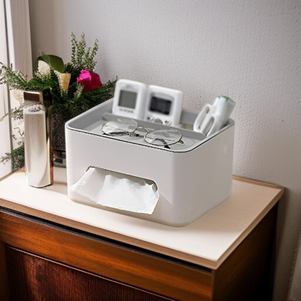 Multi-purpose tissue box