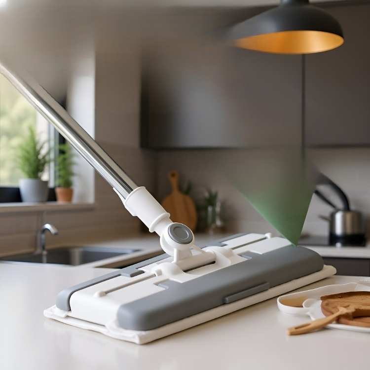 Einweg-Staubwischmopp für Zuhause, freihändiger Nass- und Trockenmopp