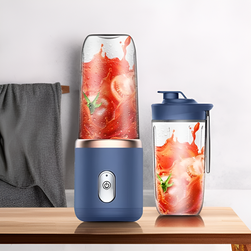 เครื่องปั่นน้ำผลไม้อัตโนมัติ ขนาดเล็ก ชาร์จไฟได้ พกพาสะดวก สำหรับใช้ในบ้าน