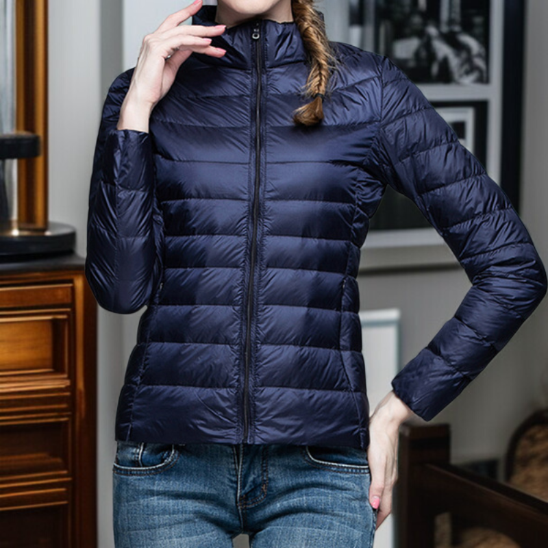 女士短款輕薄羽絨服